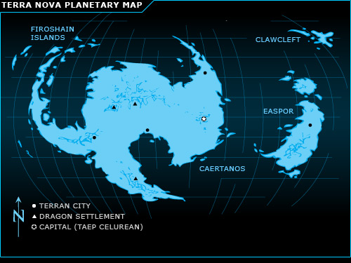 Terra Nova Planetary Map