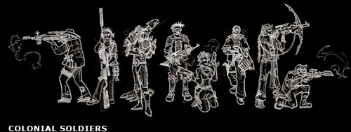 Colonial soldiers